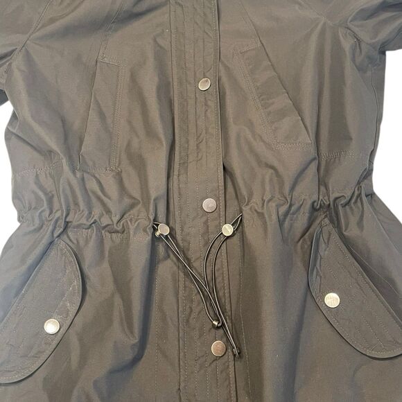 Giacca Olive Hooded Utility Parka Jacket XL Gorpcore Quiet Luxury Fall Layering - Picture 10 of 16